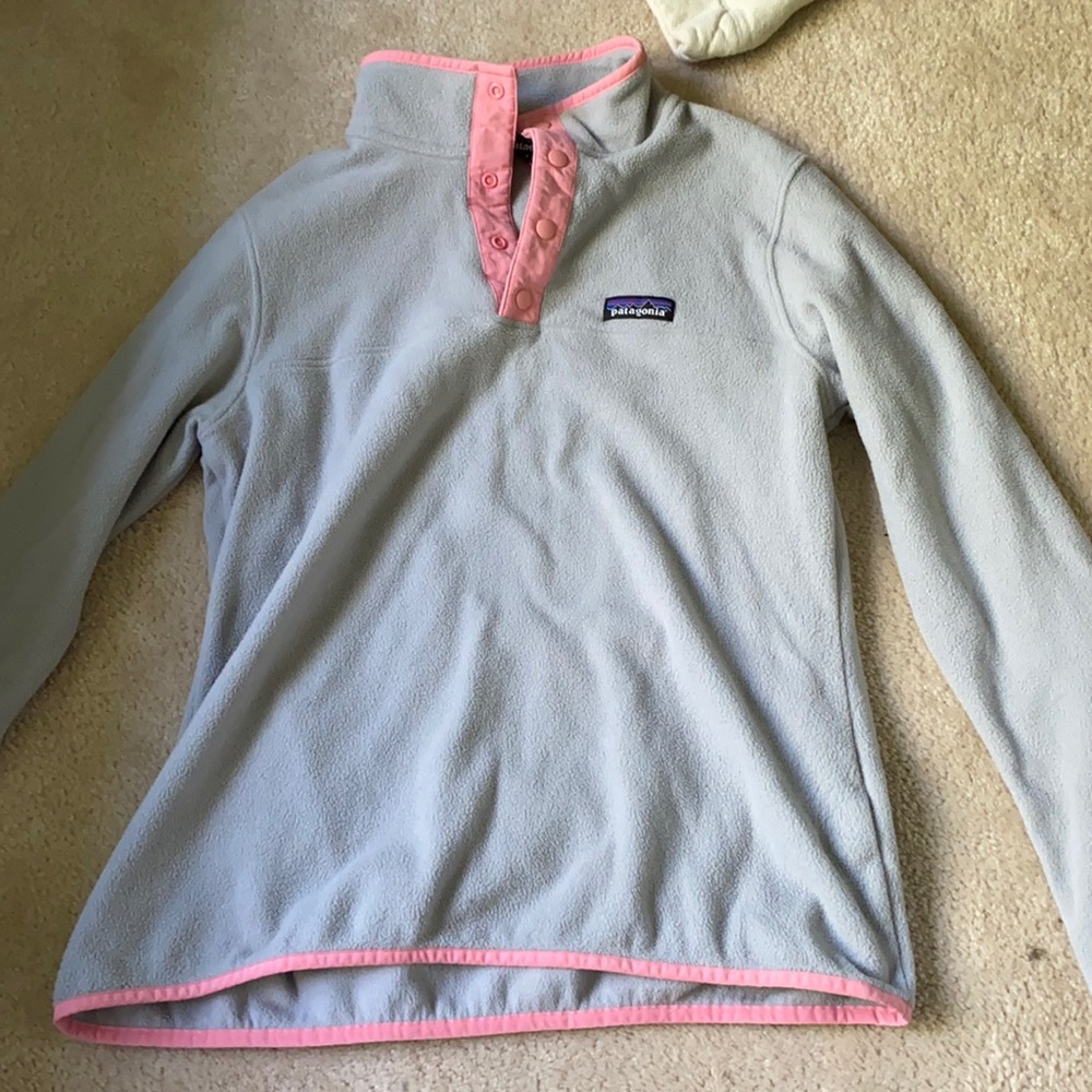 Patagonia button up sweatshirt